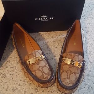 Coach loafers new in box